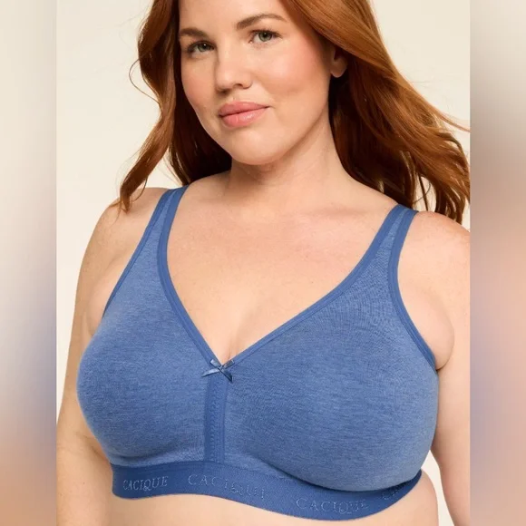 Cacique Cotton Collection Full coverage Unlined No-Wire 46H (5D) - Picture 4 of 12